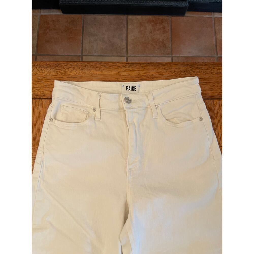 PAIGE ANESSA WIDE LEG CROPPED JEANS SIZE 27 - Picture 2 of 6